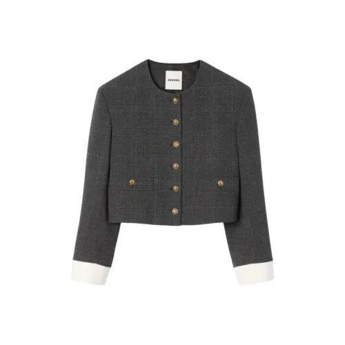 SANDRO Серые Женские Куртки