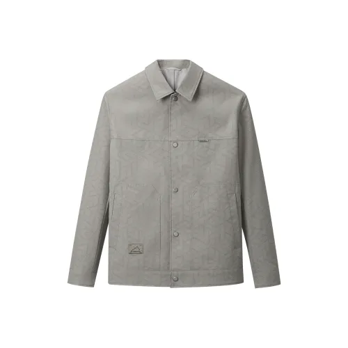 HLA Хаки Цветочный K1 Мужские Куртки