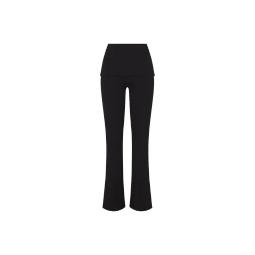 NAKED WARDROBE Черные Женские Повседневные Брюки