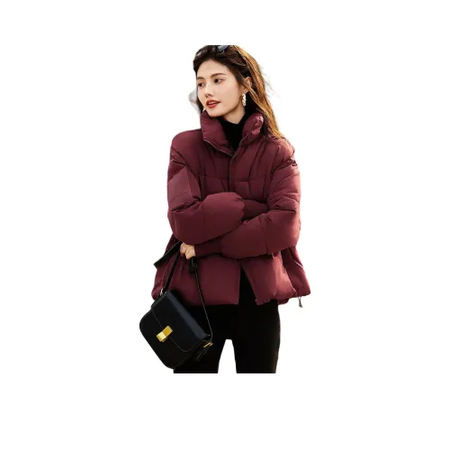 【Dme】 Хлопковый пуховик женский красный