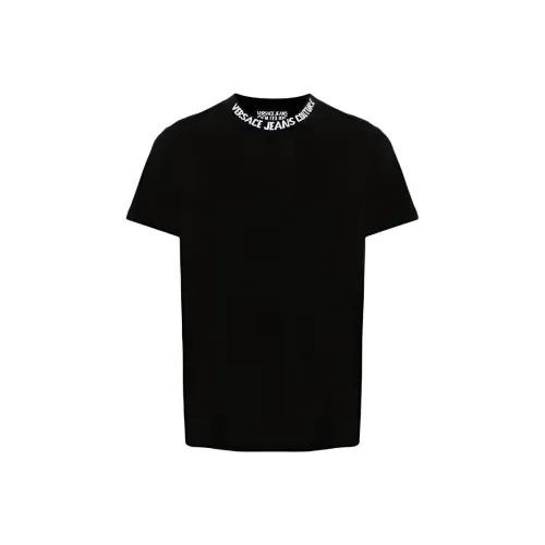 VERSACE Мужские черные T-рубашки