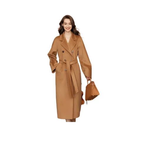 RIZ OUZH Верблюжий Женское Пальто