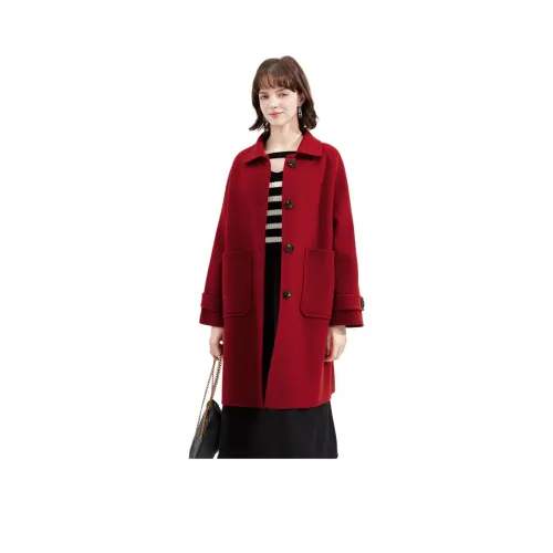 NAWAIN Red Женское Пальто