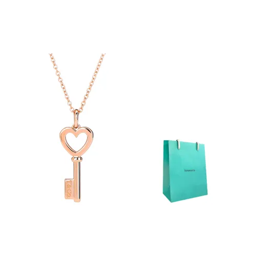 TIFFANY & CO. Keys Collection Ожерелье Розово-золотая Сумка для покупок Женская