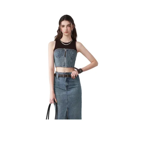 JORYAweekend Шоколадно-коричневые Женские Майки