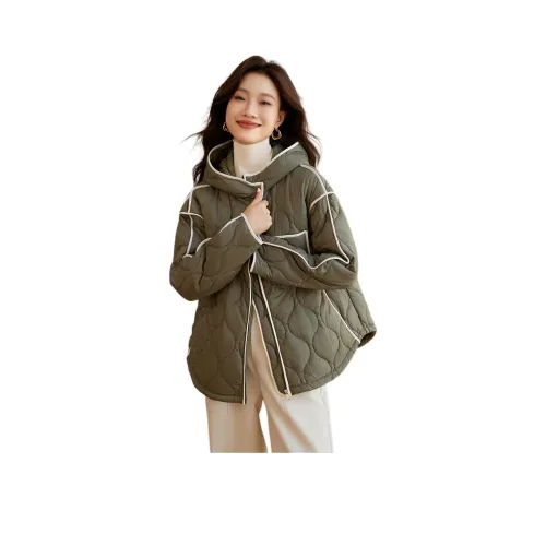 Mo Han Yi Mei Пуховая куртка Женская Зеленая