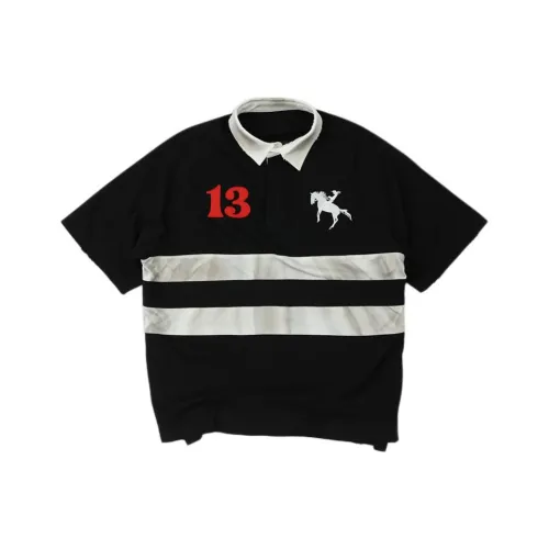 SOD Co. Черное унисекс-поло