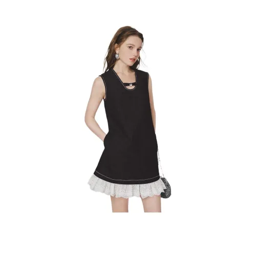 AIVEI Blue Женские Платья без рукавов