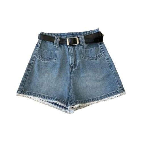 AFGGD Синие Женские Джинсовые Шорты