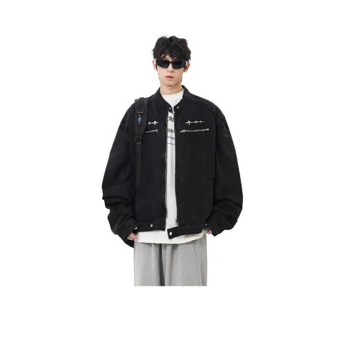 KEIRANDUN Унисекс Джинсовые Куртки