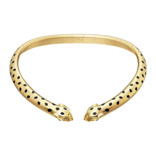 Cartier Колье Panthère De Cartier Желтое Золото, Гранаты-цавориты, Оникс
