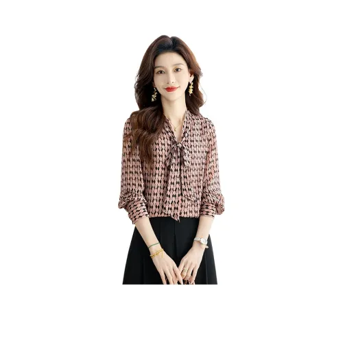 Cypress House Рубашка Женская Розовая с Цветами