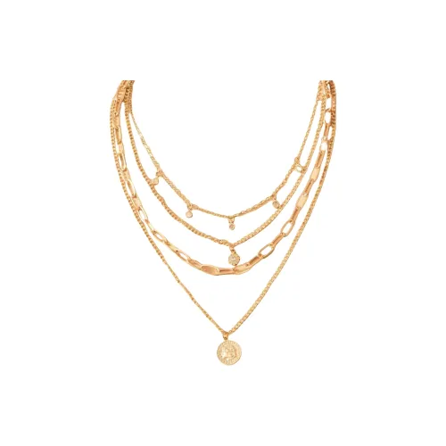 QIANFANGDAHUANGYE Сплав Ожерелья Женские