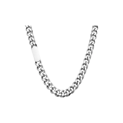 MAGICPOLE Титановая стальная цепочка на ключицу унисекс серебряного цвета