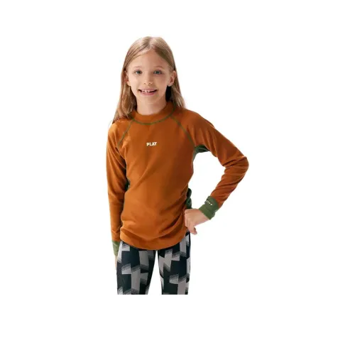 CHOPIYOPI Зеленый оранжевый Kids Свитшоты