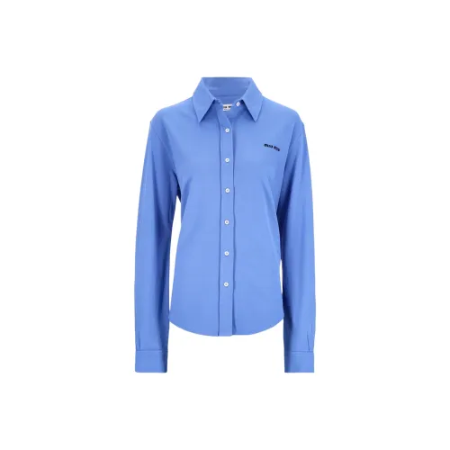 MIU MIU Синие Женские Рубашки