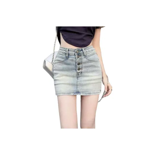 OMOIDAS Джинсовые короткие юбки Женские