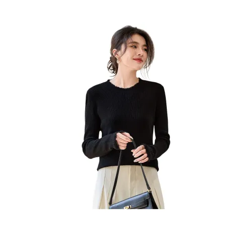 CARBAMMI Черные Женские Свитеры