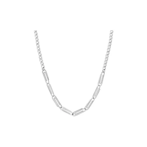 Cooraree Титановые стальные ожерелья мужские