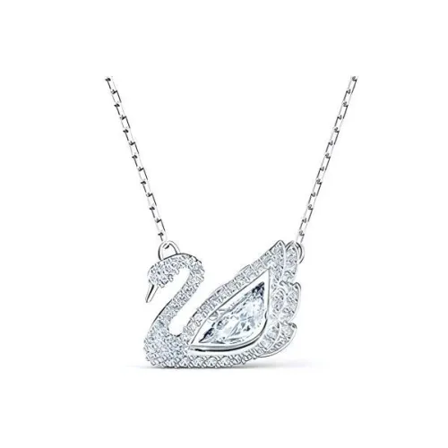 Swarovski Искусственный Камень Ожерелье Женское Серебро