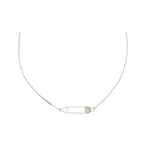 VERSACE Металлические ожерелья Мужской Серебряный