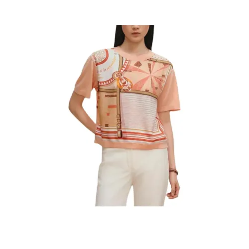 Оранжевые женские рубашки Hermes T