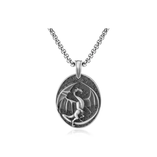 EVBEA Pure Олово Нержавеющая сталь Ожерелья Мужской