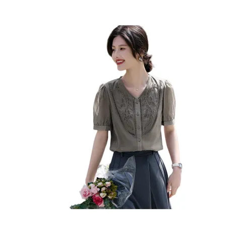 XWI SS24 Рубашка Женская Средняя Серая