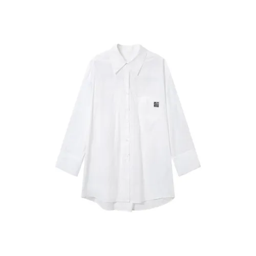 THE SEA LIFE Облачный белый Женские Рубашки