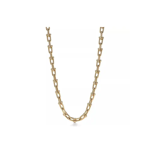 TIFFANY & CO. Колье Со Звеньями, Размер Medium Желтое Золото 18 Карат Звено, Размер Medium