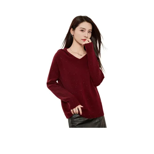 CARBAMMI Красный Женские Свитеры