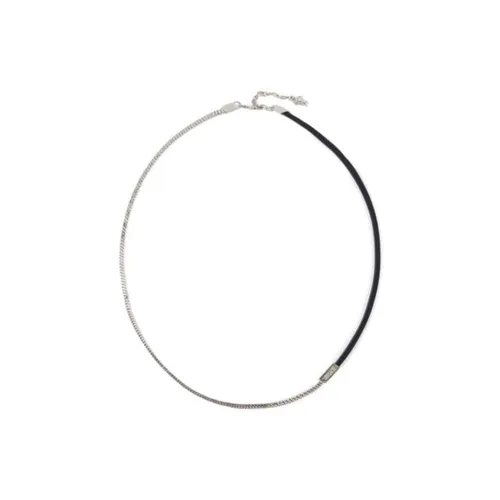 VERSACE Металлические ожерелья Мужской Серебряный