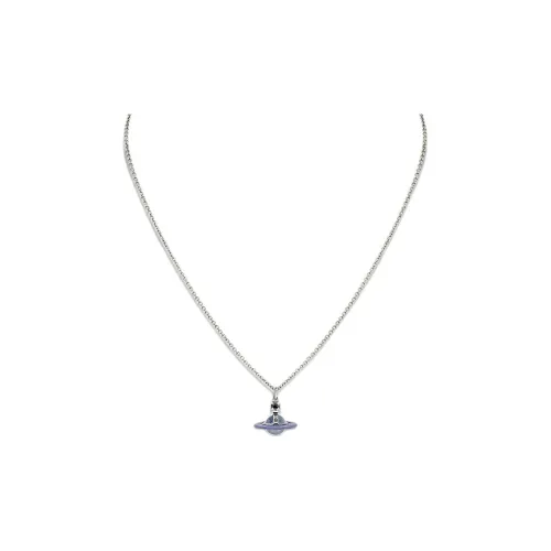 Vivienne Westwood Латунь Эмаль Ожерелье Мужское Светло-фиолетовый