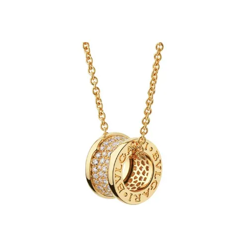 BVLGARI B.Zero1 Series 18К золото Бриллиантовые ожерелья Женские Золото