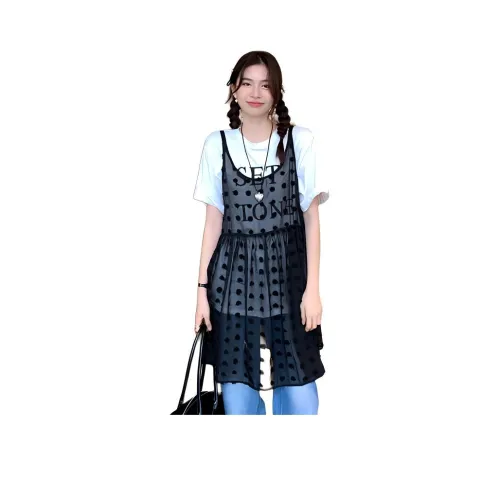 DOSOHEB Юбка Платье Женское Черное