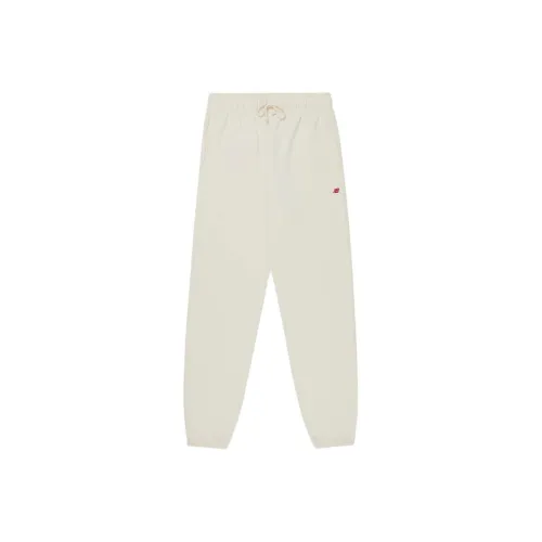 New Balance Вязаные тренировочные брюки мужские цвет экрю