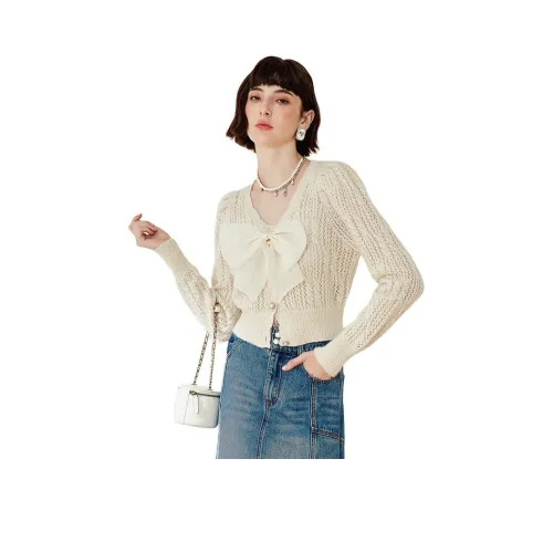 Caroline Шампанское Женские Трикотаж