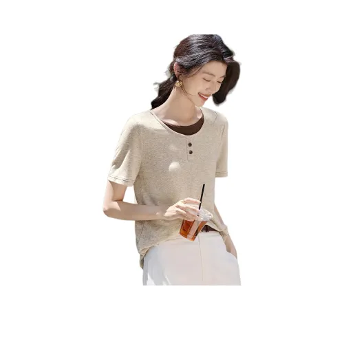 XWI Светлый хаки Женские футболки