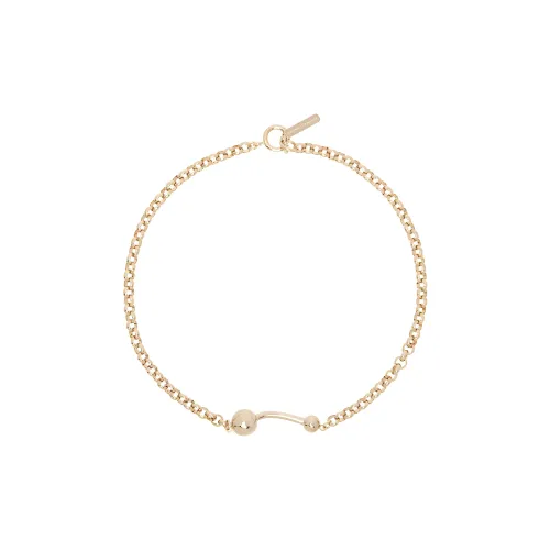 JUSTINE CLENQUET 24K Gold Brass Necklaces Женские Gold