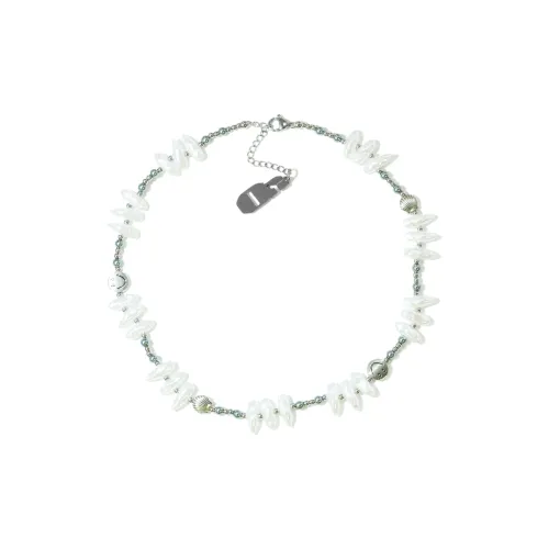 Get'em ON Shell Pearl Нержавеющая сталь Ожерелья Унисекс
