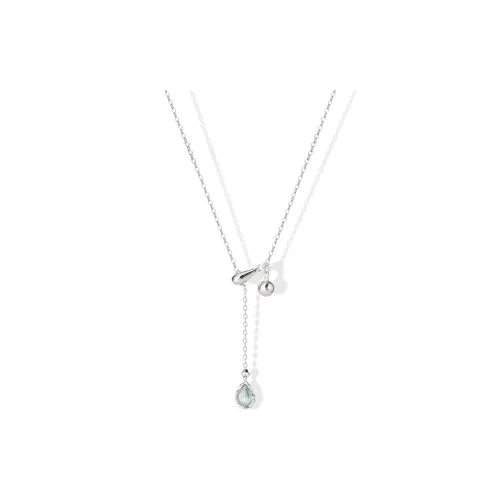 ZUOYUJU Цветное стекло Ожерелье Женское