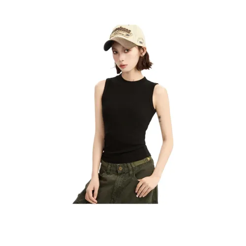 SHANJI Черные Женские Майки