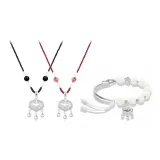 Чёрный шнур + Красная нить