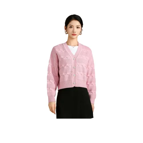 SMEN Розовый Женский Трикотаж