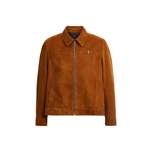 COACH FW25 Кожа Куртка Мужская