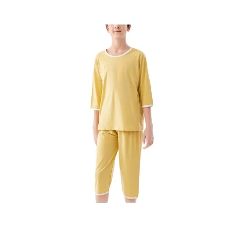MIIOW Пижамный комплект Имбирно-желтый для детей 3-7 лет