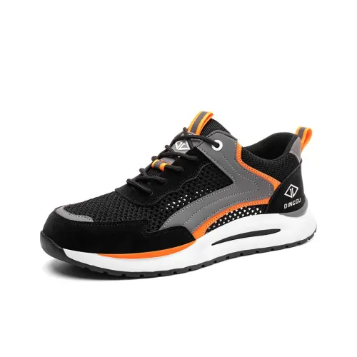 DINGGU Безопасность и Защитная Обувь Низкий Топ Черный Мужской