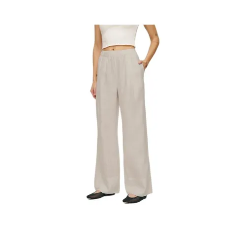 REFORMATION Fernando Linen Wide Leg Pants Casual Pants Women's
