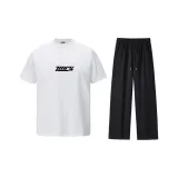 Белый топ+черные брюки