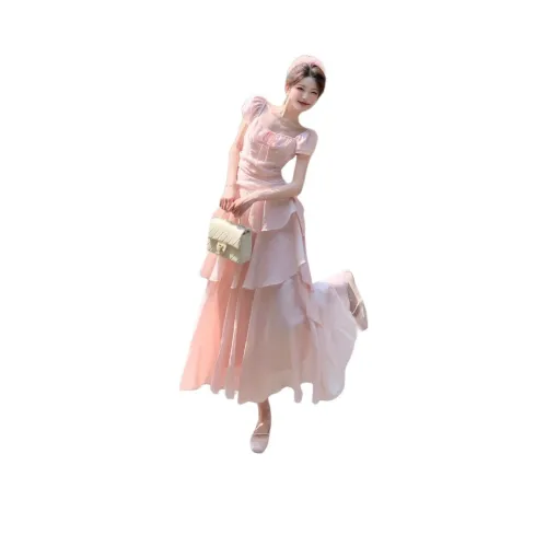 MORii Короткий рукав Платье Женское